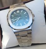 Patek Philippe horloge groene wijzerplaat, Sieraden, Tassen en Uiterlijk, Horloges | Heren, Overige merken, Staal, Polshorloge