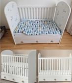 IKEA GONATT babybed / cot + matras & beddengoed, Ophalen, Zo goed als nieuw, Minder dan 140 cm, Matras
