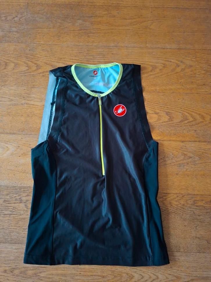 Castelli Mouwloos Fietsshirt XL, Fietsen en Brommers, Fietsaccessoires | Fietskleding, Zo goed als nieuw, Bovenkleding, XL, Ophalen of Verzenden