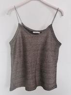 Pieces glitter top, Maat 38/40 (M), Zwart, Ophalen of Verzenden, Zo goed als nieuw