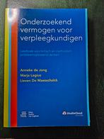 Anneke de Jong - Onderzoekend vermogen voor verpleegkundigen, Ophalen of Verzenden, Zo goed als nieuw, Anneke de Jong; Marja Legius; Lieven De Maesschalck