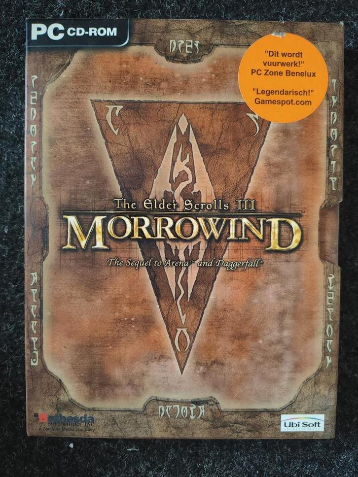 The Elder Scrolls III: Morrowind - PC Game, Spelcomputers en Games, Games | Pc, Zo goed als nieuw, Role Playing Game (Rpg), 1 speler