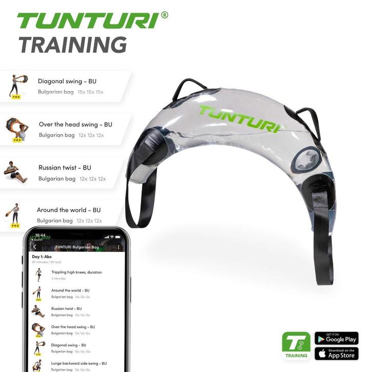 Tunturi Bulgarian Aquabag VAN €49,95 NAAR €39,95, Sport en Fitness, Fitnessmaterialen, Zo goed als nieuw, Overige typen, Armen