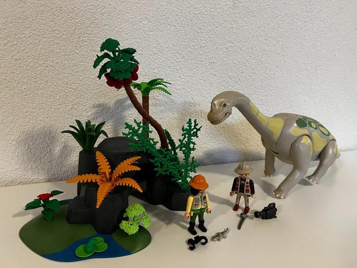Playmobil 4172 – Dinosaurus – Brachiosaurus met Rotspartij, Kinderen en Baby's, Speelgoed | Playmobil, Zo goed als nieuw, Complete set