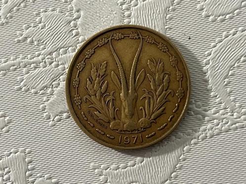 25 franc 1971., Postzegels en Munten, Munten | Afrika, Overige landen, Ophalen of Verzenden