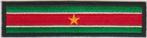 Surinaamse vlag stoffen opstrijk patch embleem #2, Ophalen of Verzenden, Nieuw