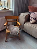 Retro kinder stoeltje, Herlag Houten vintage stoeltje., Ophalen of Verzenden, Gebruikt, Stoel(en)