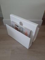 Vintage acryl wit spaceage design lectuurbak magazine houde, Ophalen of Verzenden, Gebruikt