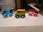 Duplo Takelwagen met Auto en brandweerauto, Ophalen of Verzenden, Zo goed als nieuw, Complete set, Duplo