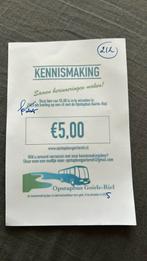 Gratis af te halen 5 euro tegoed opstapbus Goirle-Riel, Eén persoon, Kortingsbon, Overige typen