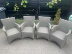Tuinstoelen (grijs, rotan), Tuin en Terras, Tuinstoelen, Ophalen, Zo goed als nieuw, Rotan