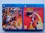 Pack PS4 Dragon Ball Z Kakarot + Fighterz, Vechten, 1 speler, Ophalen of Verzenden, Zo goed als nieuw