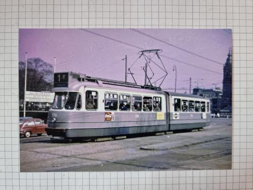 Foto TRAM GVB Amsterdam 576 Centraal Station, Verzamelen, Spoorwegen en Tramwegen, Gebruikt, Tram, Overige typen, Verzenden