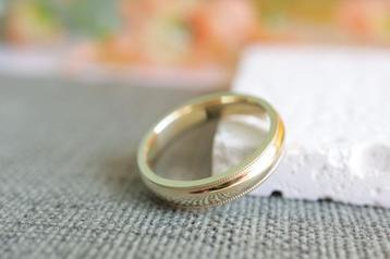 14 Karaat Gouden (Trouw) Ring beschikbaar voor biedingen