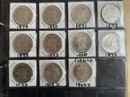 WILHELMINA MOOIE COMPLETE SERIE RIJKSDAALDERS 1929-1944, Postzegels en Munten, Munten | Nederland, Zilver, Koningin Wilhelmina