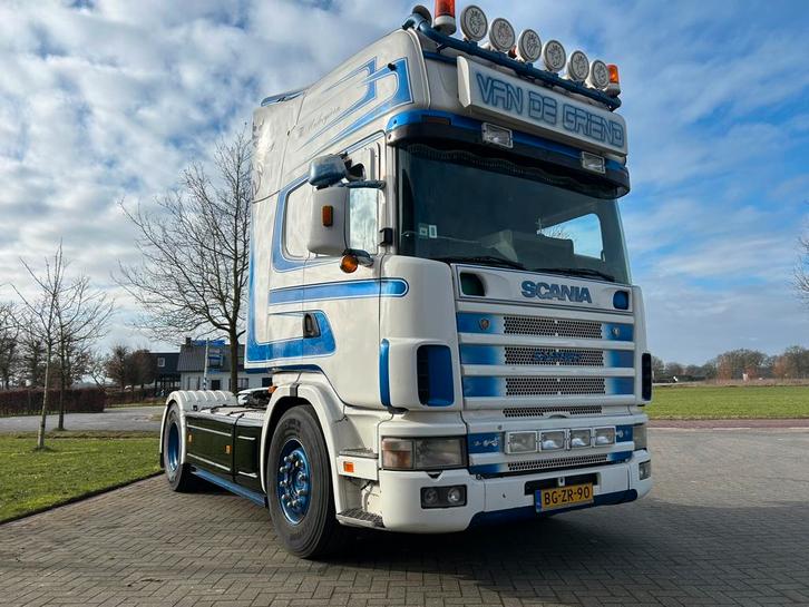 Scania 144-530, Origineel NL, met APK, Auto's, Vrachtwagens, Bedrijf, Scania, Diesel, Handgeschakeld, Achterwielaandrijving, BTW verrekenbaar