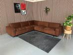 GRATIS LEVERING InHouse Hoekbank Cognac 300x285 REFURBISHED, Huis en Inrichting, Banken | Bankstellen, Stof, Hoekbank, 300 cm of meer