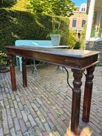 Bijzettafel hardhout / sidetable / antiek / tafel, Antiek en Kunst, Ophalen of Verzenden