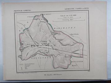 15 / Gemeente Cadier en Keer Limburg Litho door J. Kuyper beschikbaar voor biedingen