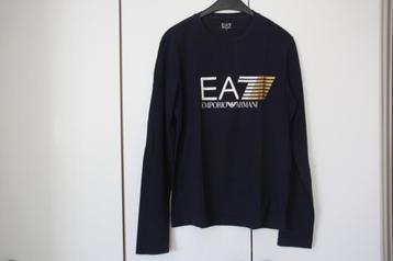 Origineel EA7 Emporio Armani T-shirt met lange mouw. Medium  beschikbaar voor biedingen