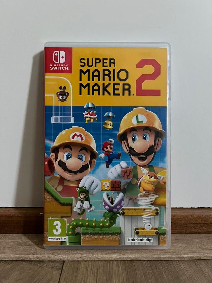 Super Mario Maker 2 - Nintendo Switch, Spelcomputers en Games, Games | Nintendo Switch, Zo goed als nieuw, Avontuur en Actie, 3 spelers of meer