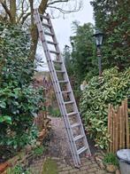 uitschuifladder, Doe-het-zelf en Verbouw, Ladders en Trappen, Ophalen, Gebruikt, 4 meter of meer