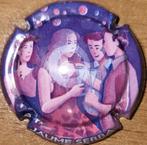 Spaanse cavacapsule JAUME SERRA mauve en roze nr. 155055, Verzamelen, Wijnen, Ophalen of Verzenden, Nieuw, Spanje, Overige typen