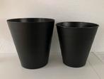 Ikea prullenbak/afvalemmer zwart 2 stuks, Kunststof, Ophalen of Verzenden, Zo goed als nieuw, Minder dan 10 liter