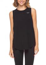 Ragwear vegan sport top mouwloos ANGA zwart manen print yoga, Ragwear, Ragwear, Zwart, Maat 46/48 (XL) of groter