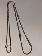 Lange doublé ketting, Sieraden, Tassen en Uiterlijk, Antieke sieraden, Ophalen of Verzenden, Overige materialen, Ketting