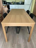 EKEDALEN Uitschuiftafel Eiken, Huis en Inrichting, Tafels | Eettafels, Ophalen, Gebruikt, 100 tot 150 cm, Eikenhout