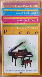 Alfred's Basic Piano Library niveau 3/4/5/6, Gebruikt, Overige genres, Les of Cursus, Ophalen of Verzenden