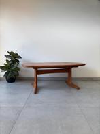 Vintage Scandinavische Salontafel Teak 1960s, Huis en Inrichting, Ophalen, 100 tot 150 cm, 75 cm of meer, Teakhout