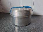 Uitgebreide kampeerset koken blauw, Caravans en Kamperen, Kampeeraccessoires, Onbekend, Ophalen of Verzenden, Zo goed als nieuw