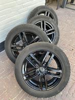 Lichtmetalen zwarte velgen ATS met continental winterbanden, Auto-onderdelen, Banden en Velgen, Ophalen, Gebruikt, 16 inch, Banden en Velgen