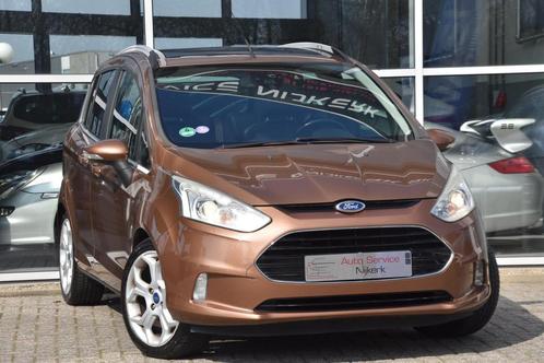 Ford B-Max 1.0 EcoBoost Titanium Airco Leder Pano. dak Trekh, Auto's, Ford, Bedrijf, Te koop, B-Max, ABS, Airbags, Airconditioning