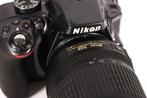 Nikon d3300 + Nikkor 18-105mm GED lens + WiFi, Audio, Tv en Foto, Fotocamera's Digitaal, Spiegelreflex, 4 t/m 7 keer, Gebruikt