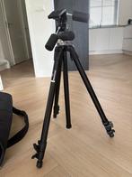 Manfrotto statief 055AB met kop 141 incl tas, in nieuwstaat, Ophalen, Zo goed als nieuw, Driepoot
