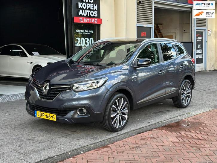 Renault Kadjar 1.2 TCe Bose Automaat Leer Navi Carplay Pano, Auto's, Renault, Bedrijf, Te koop, Kadjar, ABS, Airbags, Airconditioning