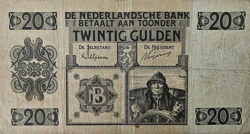 20 Gulden 1926 Roerganger, Postzegels en Munten, Bankbiljetten | Nederland, Ophalen of Verzenden