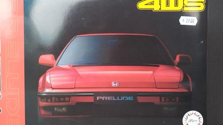 Honda Prelude 4ws 2.0i  1:24 Fujimi Pol, Hobby en Vrije tijd, Modelbouw | Auto's en Voertuigen, Nieuw, Auto, Groter dan 1:32, Fujimi