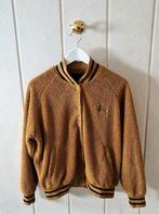 Stussy teddy baseball jacket mt. S, Kleding | Heren, Jassen | Zomer, Maat 46 (S) of kleiner, Ophalen of Verzenden, Bruin, Zo goed als nieuw