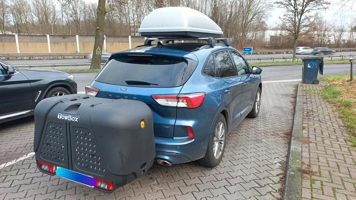 Towbox trekhaak bagagebox >>> TE HUUR <<<, Auto diversen, Dakkoffers, Zo goed als nieuw, Ophalen