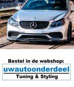 Maxton Design Mercedes W212 C63 AMG Spoiler Lip Splitter, Ophalen of Verzenden