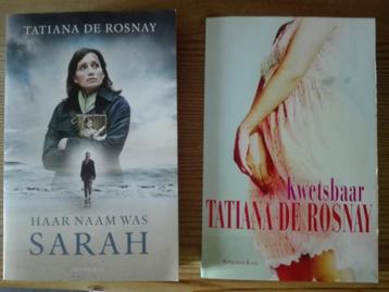 Tatiana de Rosnay - "Haar Naam was Sarah" en "Kwetsbaar". beschikbaar voor biedingen