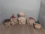Aardewerk Alicante Olifanten Set - 5 Stuks, Ophalen of Verzenden, Gebruikt, Overige materialen