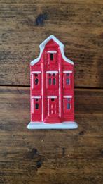 Rood Grachtenpandje No. 4 Kaarshouder, Overige materialen, Ophalen of Verzenden, Zo goed als nieuw, Rood