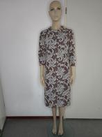 Vintage oude jurk paisley carnaval oma maat 40/42, Maat 38/40 (M), Bruin, Ophalen of Verzenden, Gedragen