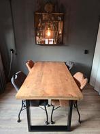 Mango houten eettafel 180x90x6, Ophalen, 50 tot 100 cm, Zo goed als nieuw, 150 tot 200 cm