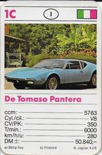 Kw4677 autokaartje de tomaso pantera ( 1c ), Verzenden, Zo goed als nieuw, Auto's